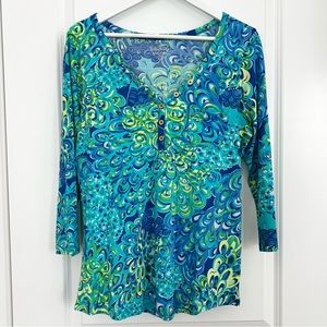 Lilly Pulitzer Palmetto 3/4 Sleeve Top